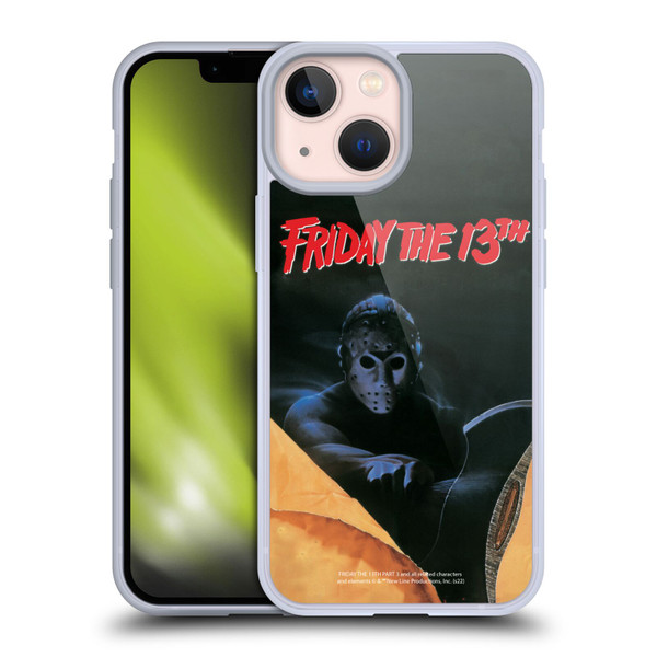 Friday the 13th Part III Key Art Poster 2 Soft Gel Case for Apple iPhone 13 Mini