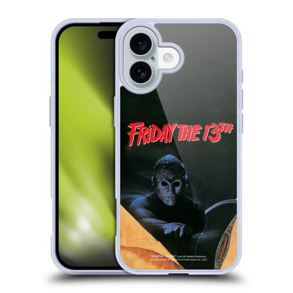 Friday the 13th Part III Key Art Poster 2 Soft Gel Case for Apple iPhone 16