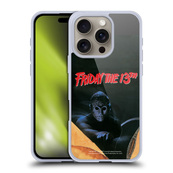 Friday the 13th Part III Key Art Poster 2 Soft Gel Case for Apple iPhone 16 Pro