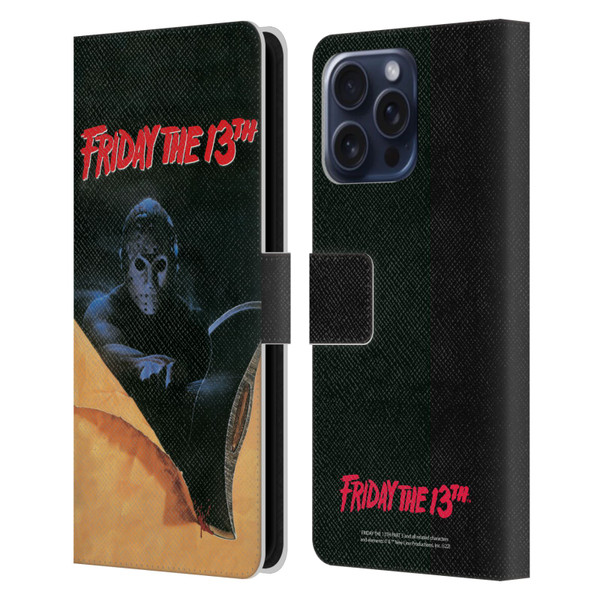 Friday the 13th Part III Key Art Poster 2 Leather Book Wallet Case Cover For Apple iPhone 16 Pro Max