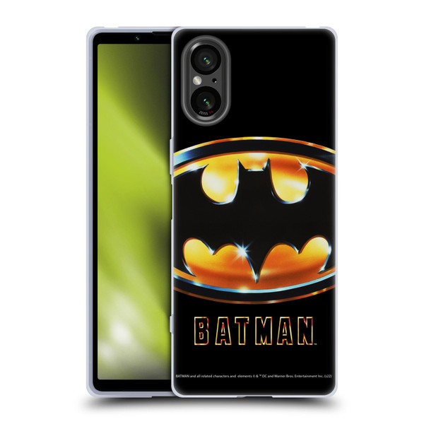 Batman (1989) Key Art Poster Soft Gel Case for Sony Xperia 5 V 5G