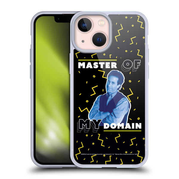 Seinfeld Graphics Master Of My Domain Soft Gel Case for Apple iPhone 13 Mini