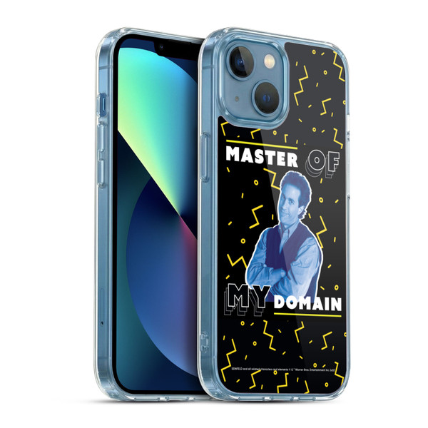 Seinfeld Graphics Master Of My Domain Soft Gel Case for Apple iPhone 13 Mini & MagSafe