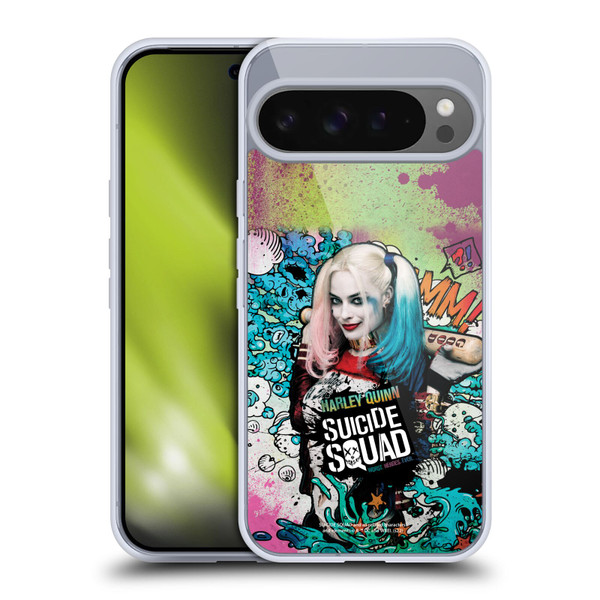 Suicide Squad 2016 Graphics Harley Quinn Poster Soft Gel Case for Google Pixel 9 Pro XL