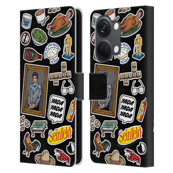 Seinfeld Graphics Sticker Collage Leather Book Wallet Case Cover For OnePlus Nord 3 5G