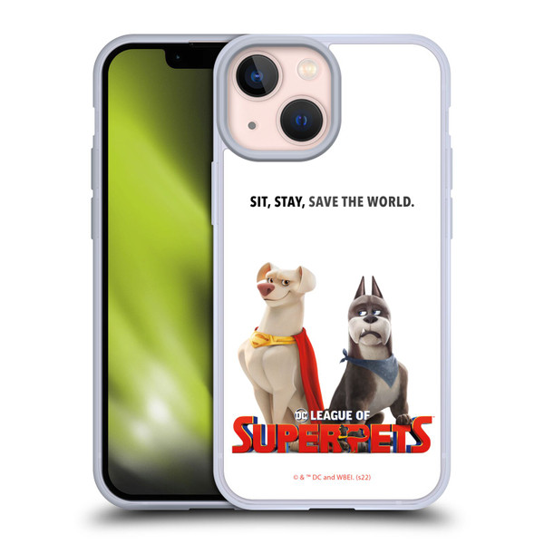 DC League Of Super Pets Graphics Characters 1 Soft Gel Case for Apple iPhone 13 Mini