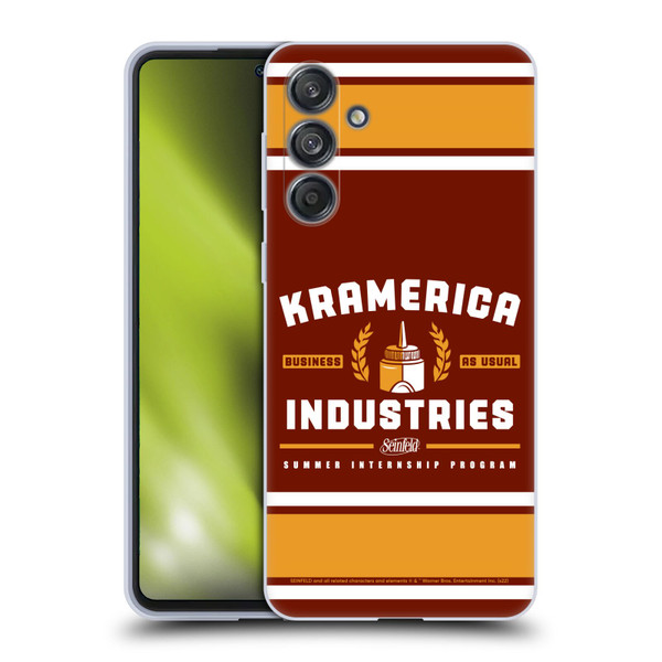 Seinfeld Graphics Kramerica Industries Soft Gel Case for Samsung Galaxy M55 5G