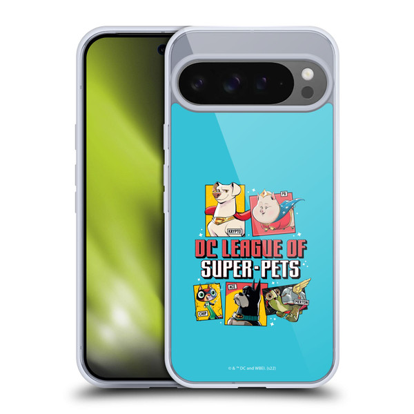 DC League Of Super Pets Graphics Characters 2 Soft Gel Case for Google Pixel 9 Pro XL