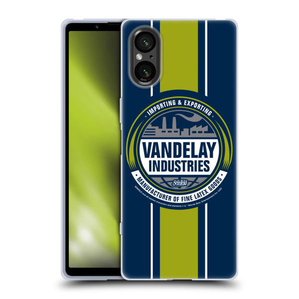 Seinfeld Graphics Vandelay Industries Soft Gel Case for Sony Xperia 5 V 5G