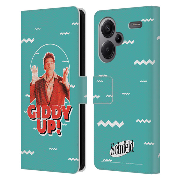 Seinfeld Graphics Giddy Up! Leather Book Wallet Case Cover For Xiaomi Redmi Note 13 Pro Plus 5G