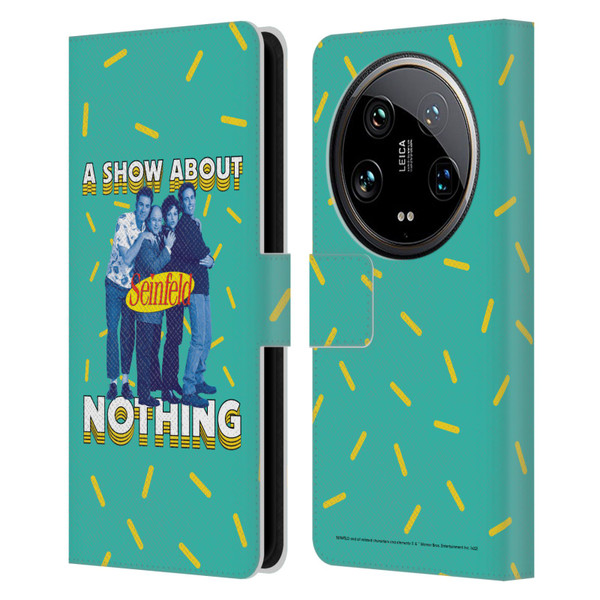 Seinfeld Graphics A Show About Nothing Leather Book Wallet Case Cover For Xiaomi 14 Ultra