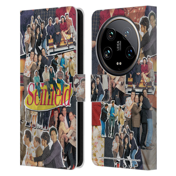 Seinfeld Graphics Collage Leather Book Wallet Case Cover For Xiaomi 14 Ultra