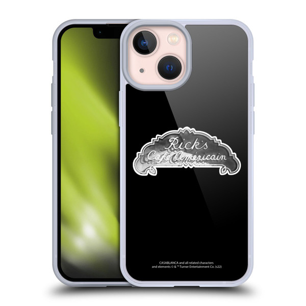 Casablanca Graphics Rick's Cafe Soft Gel Case for Apple iPhone 13 Mini