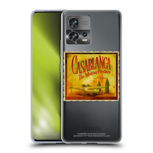 Casablanca Graphics Poster Soft Gel Case for Motorola Moto Edge 30 Fusion