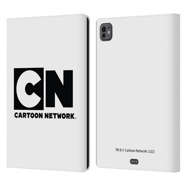 Cartoon Network Logo Plain Leather Book Wallet Case Cover For Apple iPad Pro 11 M4 2024
