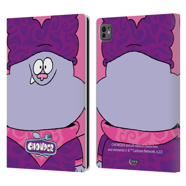 Chowder: Animated Series Graphics Full Face Leather Book Wallet Case Cover For Apple iPad Pro 11 M4 2024