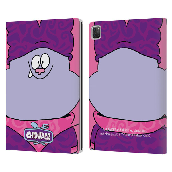 Chowder: Animated Series Graphics Full Face Leather Book Wallet Case Cover For Apple iPad Pro 13 M4 2024