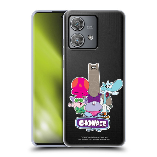 Chowder: Animated Series Graphics Character Art Soft Gel Case for Motorola Edge 40 Neo 5G