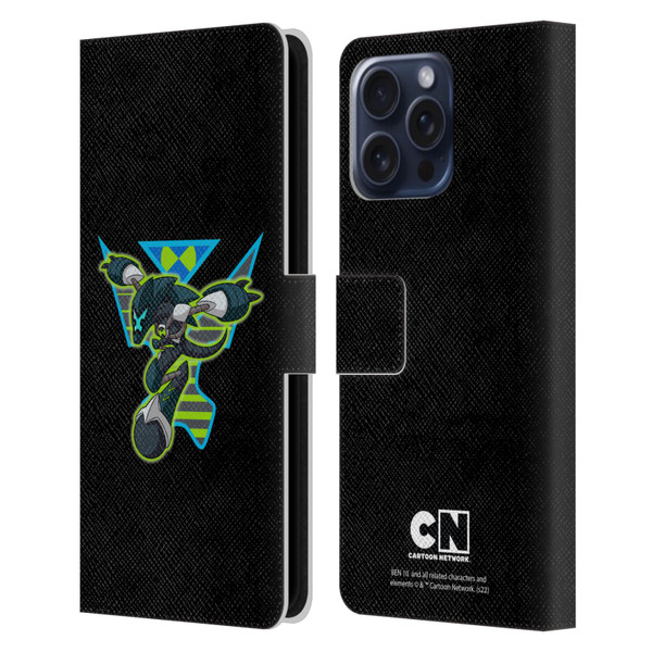 Ben 10: Animated Series Graphics Alien Leather Book Wallet Case Cover For Apple iPhone 16 Pro Max