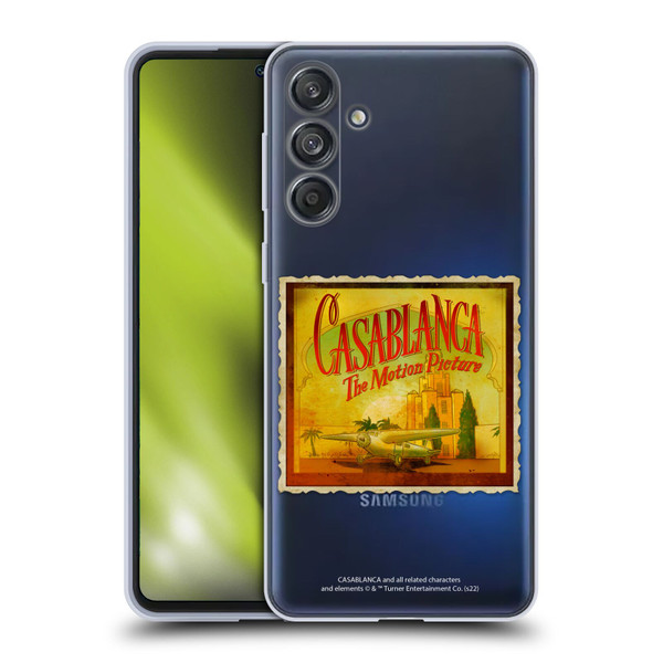 Casablanca Graphics Poster Soft Gel Case for Samsung Galaxy M55 5G