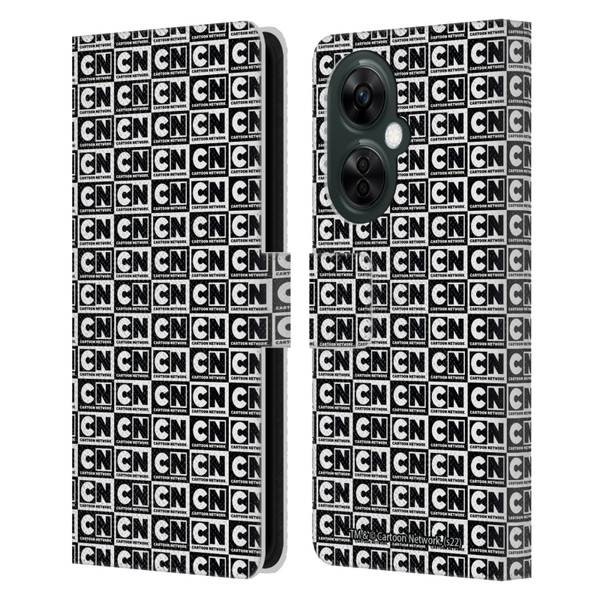 Cartoon Network Logo Pattern Leather Book Wallet Case Cover For OnePlus Nord CE 3 Lite 5G