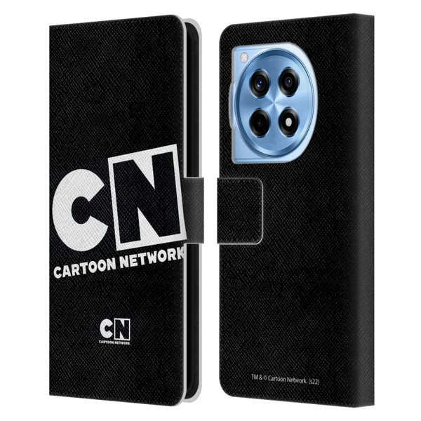 Cartoon Network Logo Oversized Leather Book Wallet Case Cover For OnePlus 12R