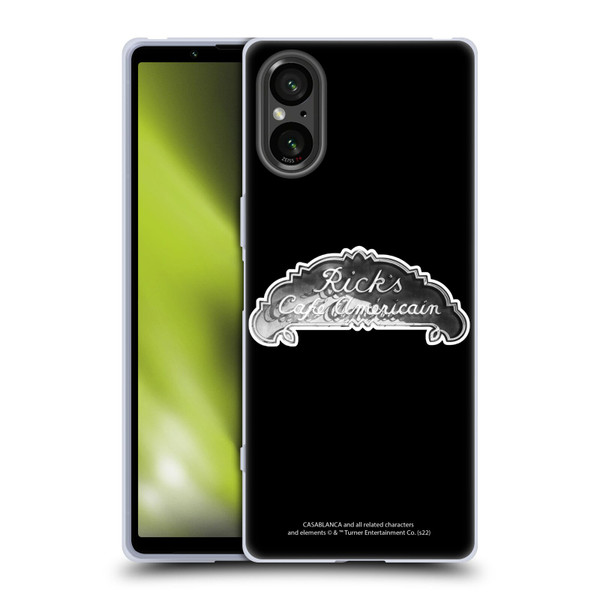 Casablanca Graphics Rick's Cafe Soft Gel Case for Sony Xperia 5 V 5G