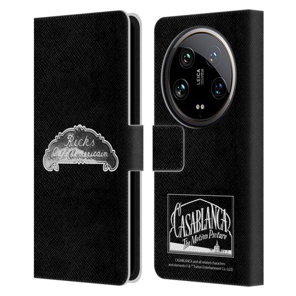 Casablanca Graphics Rick's Cafe Leather Book Wallet Case Cover For Xiaomi 14 Ultra