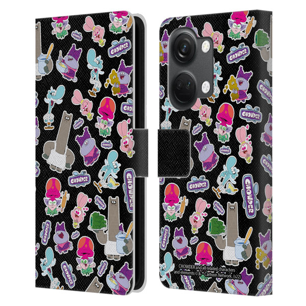 Chowder: Animated Series Graphics Pattern Leather Book Wallet Case Cover For OnePlus Nord 3 5G