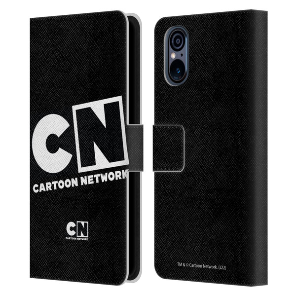 Cartoon Network Logo Oversized Leather Book Wallet Case Cover For Sony Xperia 5 V 5G