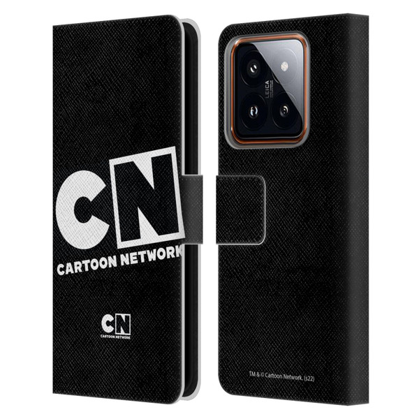 Cartoon Network Logo Oversized Leather Book Wallet Case Cover For Xiaomi 14
