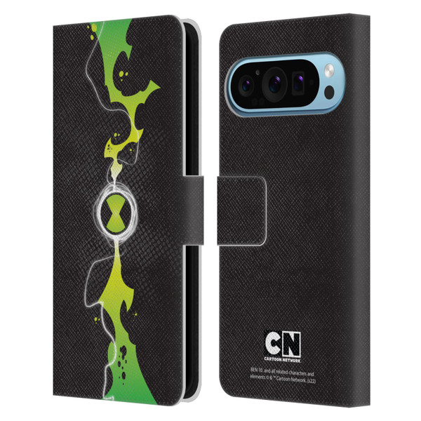 Ben 10: Omniverse Graphics Omnitrix Leather Book Wallet Case Cover For Google Pixel 9 / Pixel 9 Pro