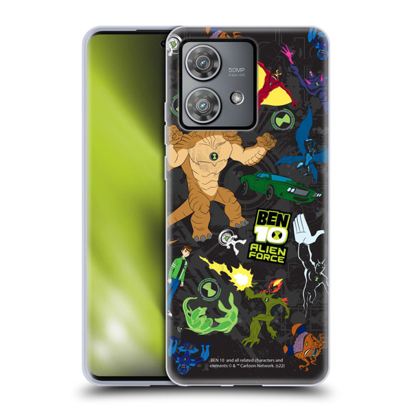 Ben 10: Alien Force Graphics Character Art Soft Gel Case for Motorola Edge 40 Neo 5G