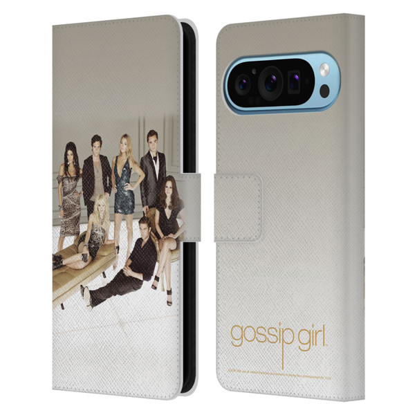 Gossip Girl Graphics Poster Leather Book Wallet Case Cover For Google Pixel 9 / Pixel 9 Pro