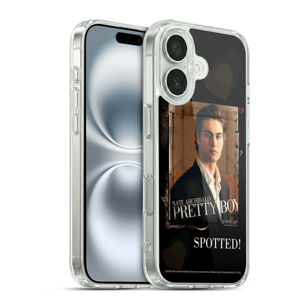 Gossip Girl Graphics Nate Soft Gel Case for Apple iPhone 16 & MagSafe