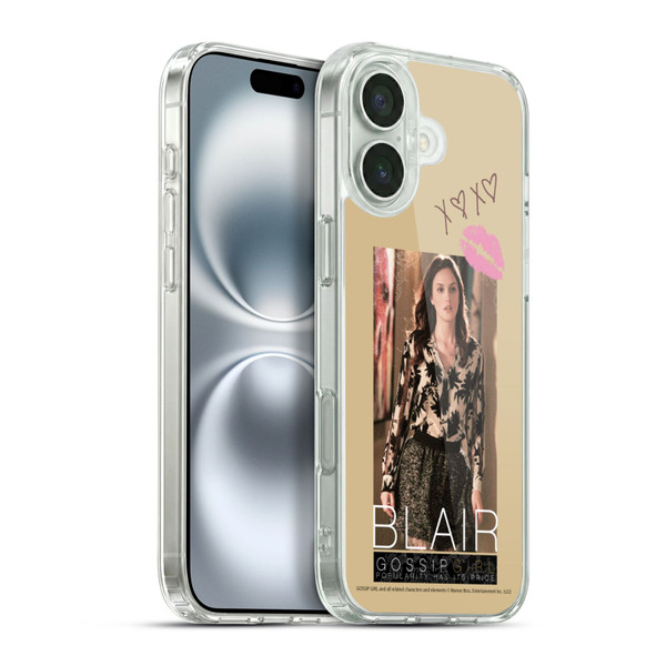 Gossip Girl Graphics Blair Soft Gel Case for Apple iPhone 16 Plus & MagSafe