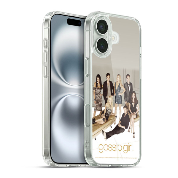 Gossip Girl Graphics Poster Soft Gel Case for Apple iPhone 16 Plus & MagSafe