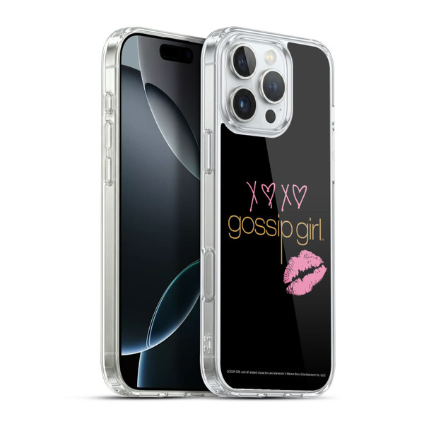 Gossip Girl Graphics XOXO Soft Gel Case for Apple iPhone 16 Pro Max & MagSafe