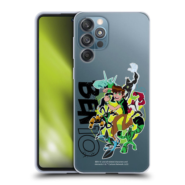 Ben 10: Omniverse Graphics Character Art Soft Gel Case for Samsung Galaxy M55 5G