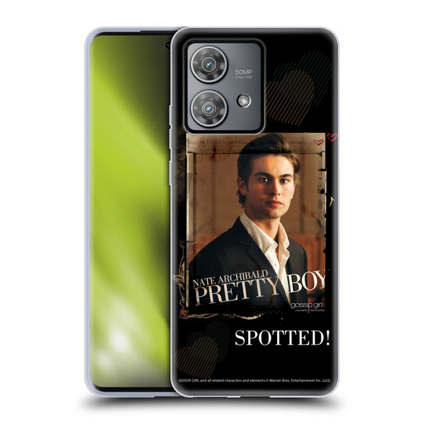 Gossip Girl Graphics Nate Soft Gel Case for Motorola Edge 40 Neo 5G