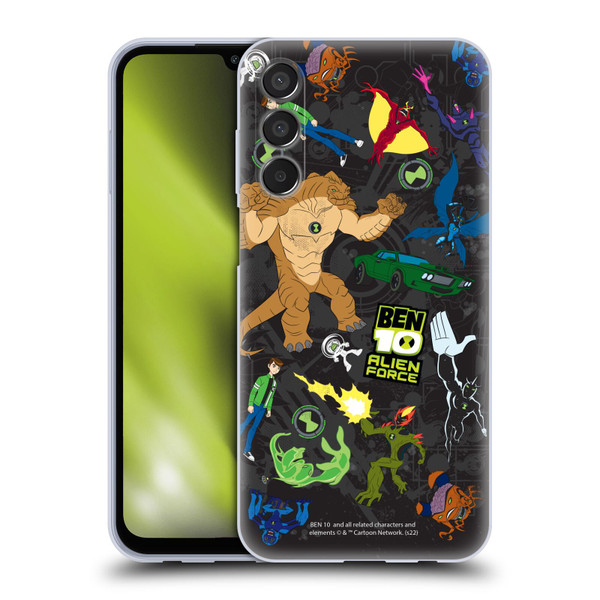 Ben 10: Alien Force Graphics Character Art Soft Gel Case for Samsung Galaxy M15/F15 5G