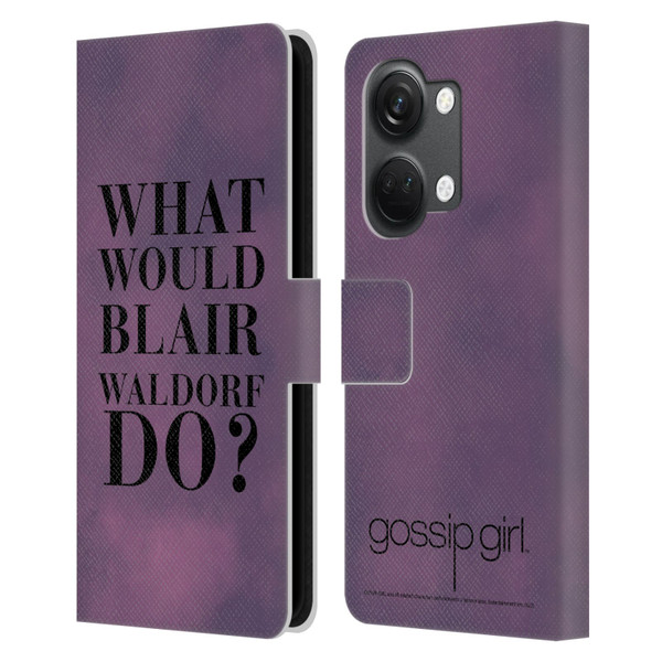 Gossip Girl Graphics What Would Blair Leather Book Wallet Case Cover For OnePlus Nord 3 5G