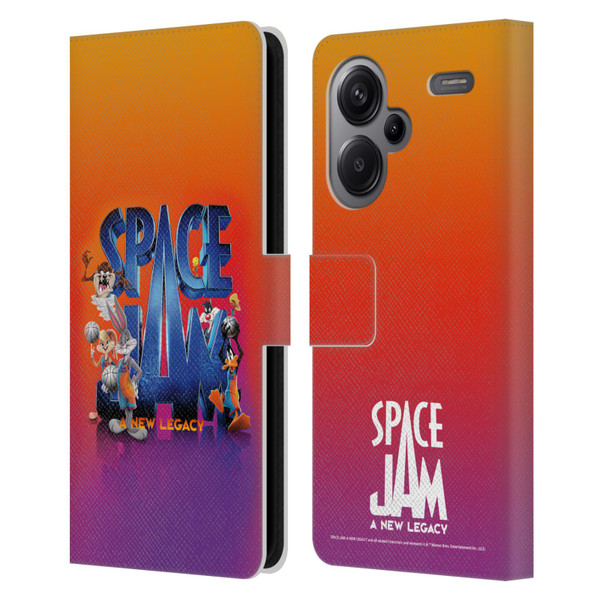 Space Jam: A New Legacy Graphics Poster Leather Book Wallet Case Cover For Xiaomi Redmi Note 13 Pro Plus 5G