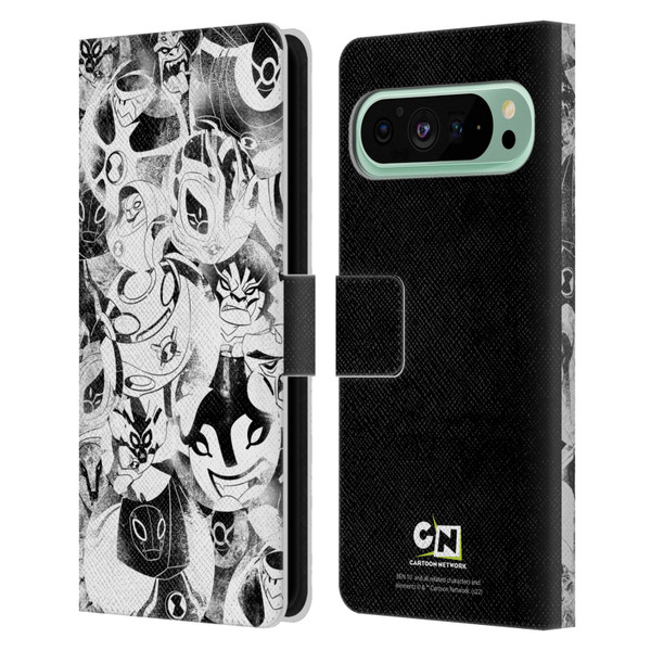 Ben 10: Ultimate Alien Graphics Ultimate Forms Leather Book Wallet Case Cover For Google Pixel 9 Pro XL
