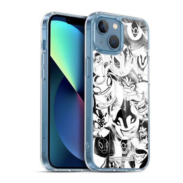 Ben 10: Ultimate Alien Graphics Ultimate Forms Soft Gel Case for Apple iPhone 13 Mini & MagSafe