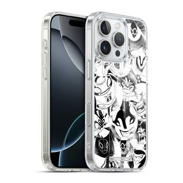 Ben 10: Ultimate Alien Graphics Ultimate Forms Soft Gel Case for Apple iPhone 16 Pro & MagSafe