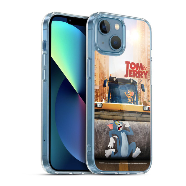 Tom And Jerry Movie (2021) Graphics Rolling Soft Gel Case for Apple iPhone 13 Mini & MagSafe