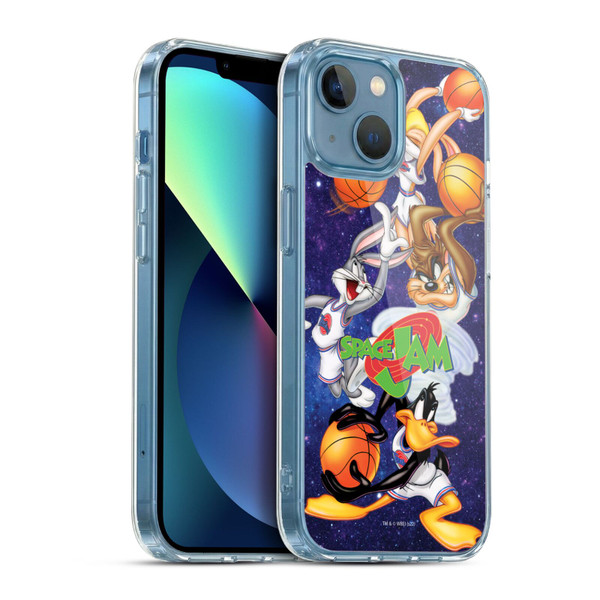 Space Jam (1996) Graphics Poster Soft Gel Case for Apple iPhone 13 Mini & MagSafe