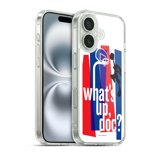 Space Jam (1996) Graphics What's Up Doc? Soft Gel Case for Apple iPhone 16 & MagSafe
