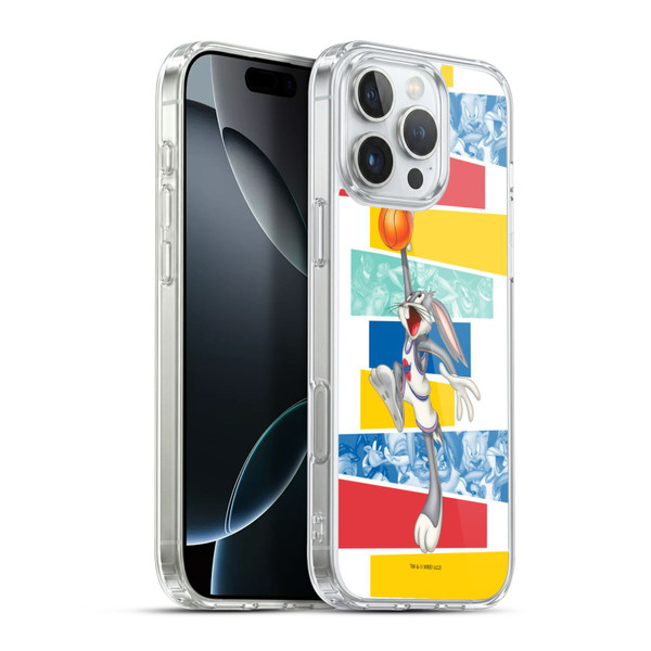Space Jam (1996) Graphics Bugs Bunny Soft Gel Case for Apple iPhone 16 Pro Max & MagSafe
